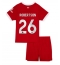 Strój piłkarski Liverpool Andrew Robertson #26 Koszulka Podstawowej dziecięce 2023-24 Krótki Rękaw (+ Krótkie spodenki)