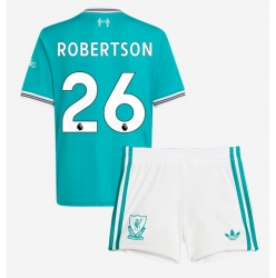 Strój piłkarski Liverpool Andrew Robertson #26 Koszulka Trzeciej dziecięce 2025-26 Krótki Rękaw (+ Krótkie spodenki)