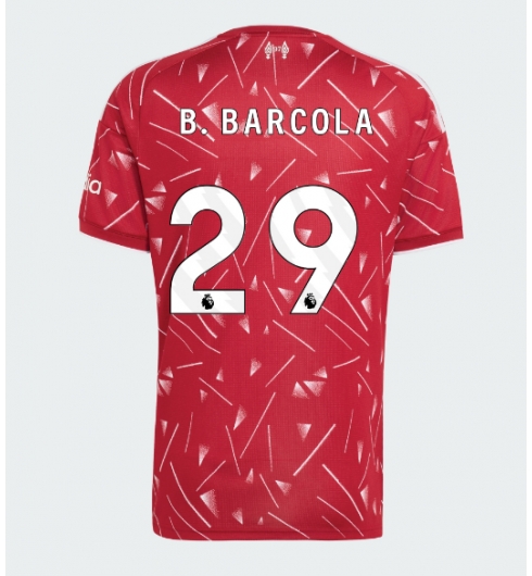 Strój piłkarski Liverpool Bradley Barcola #29 Koszulka Podstawowej 2026-27 Krótki Rękaw Strój piłkarski Liverpool Bradley Barcola #29 Koszulka Podstawowej 2026-27 Krótki Rękaw