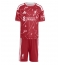 Strój piłkarski Liverpool Bradley Barcola #29 Koszulka Podstawowej dziecięce 2026-27 Krótki Rękaw (+ Krótkie spodenki)