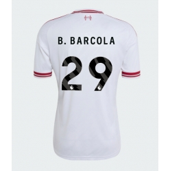 Strój piłkarski Liverpool Bradley Barcola #29 Koszulka Wyjazdowej 2026-27 Krótki Rękaw