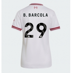 Strój piłkarski Liverpool Bradley Barcola #29 Koszulka Wyjazdowej damskie 2026-27 Krótki Rękaw