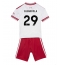 Strój piłkarski Liverpool Bradley Barcola #29 Koszulka Wyjazdowej dziecięce 2026-27 Krótki Rękaw (+ Krótkie spodenki)