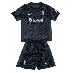 Strój piłkarski Liverpool Bramkarskie Koszulka Podstawowej dziecięce 2024-25 Krótki Rękaw (+ Krótkie spodenki)