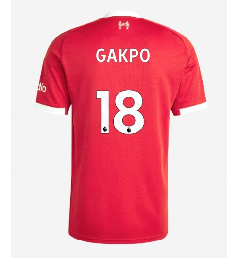 Strój piłkarski Liverpool Cody Gakpo #18 Koszulka Podstawowej 2025-26 Krótki Rękaw Strój piłkarski Liverpool Cody Gakpo #18 Koszulka Podstawowej 2025-26 Krótki Rękaw