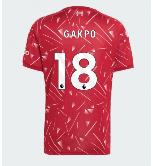 Strój piłkarski Liverpool Cody Gakpo #18 Koszulka Podstawowej 2026-27 Krótki Rękaw Strój piłkarski Liverpool Cody Gakpo #18 Koszulka Podstawowej 2026-27 Krótki Rękaw