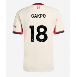 Strój piłkarski Liverpool Cody Gakpo #18 Koszulka Wyjazdowej 2025-26 Krótki Rękaw