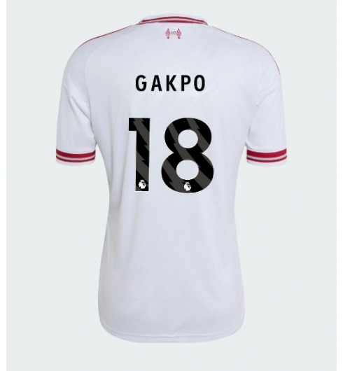 Strój piłkarski Liverpool Cody Gakpo #18 Koszulka Wyjazdowej 2026-27 Krótki Rękaw Strój piłkarski Liverpool Cody Gakpo #18 Koszulka Wyjazdowej 2026-27 Krótki Rękaw