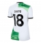 Strój piłkarski Liverpool Cody Gakpo #18 Koszulka Wyjazdowej damskie 2023-24 Krótki Rękaw