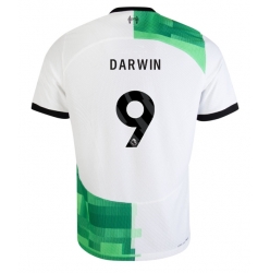 Strój piłkarski Liverpool Darwin Nunez #9 Koszulka Wyjazdowej 2023-24 Krótki Rękaw