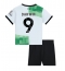 Strój piłkarski Liverpool Darwin Nunez #9 Koszulka Wyjazdowej dziecięce 2023-24 Krótki Rękaw (+ Krótkie spodenki)