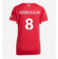 Strój piłkarski Liverpool Dominik Szoboszlai #8 Koszulka Podstawowej damskie 2025-26 Krótki Rękaw