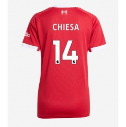 Strój piłkarski Liverpool Federico Chiesa #14 Koszulka Podstawowej damskie 2025-26 Krótki Rękaw
