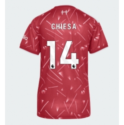 Strój piłkarski Liverpool Federico Chiesa #14 Koszulka Podstawowej damskie 2026-27 Krótki Rękaw