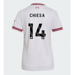 Strój piłkarski Liverpool Federico Chiesa #14 Koszulka Wyjazdowej damskie 2026-27 Krótki Rękaw
