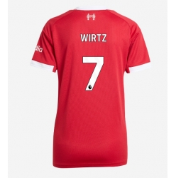 Strój piłkarski Liverpool Florian Wirtz #7 Koszulka Podstawowej damskie 2025-26 Krótki Rękaw