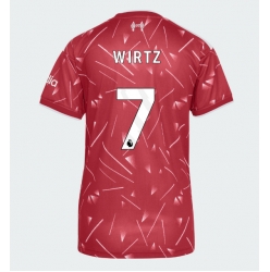 Strój piłkarski Liverpool Florian Wirtz #7 Koszulka Podstawowej damskie 2026-27 Krótki Rękaw