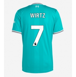Strój piłkarski Liverpool Florian Wirtz #7 Koszulka Trzeciej 2025-26 Krótki Rękaw