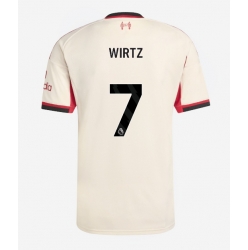 Strój piłkarski Liverpool Florian Wirtz #7 Koszulka Wyjazdowej 2025-26 Krótki Rękaw