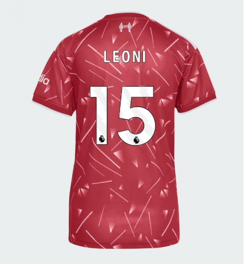 Strój piłkarski Liverpool Giovanni Leoni #15 Koszulka Podstawowej damskie 2026-27 Krótki Rękaw Strój piłkarski Liverpool Giovanni Leoni #15 Koszulka Podstawowej damskie 2026-27 Krótki Rękaw