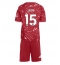 Strój piłkarski Liverpool Giovanni Leoni #15 Koszulka Podstawowej dziecięce 2026-27 Krótki Rękaw (+ Krótkie spodenki)