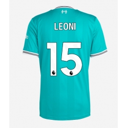 Strój piłkarski Liverpool Giovanni Leoni #15 Koszulka Trzeciej 2025-26 Krótki Rękaw Strój piłkarski Liverpool Giovanni Leoni #15 Koszulka Trzeciej 2025-26 Krótki Rękaw
