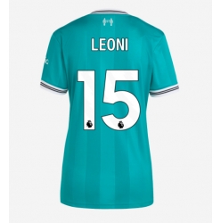 Strój piłkarski Liverpool Giovanni Leoni #15 Koszulka Trzeciej damskie 2025-26 Krótki Rękaw