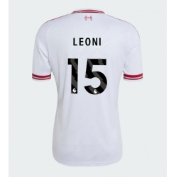 Strój piłkarski Liverpool Giovanni Leoni #15 Koszulka Wyjazdowej 2026-27 Krótki Rękaw