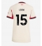 Strój piłkarski Liverpool Giovanni Leoni #15 Koszulka Wyjazdowej damskie 2025-26 Krótki Rękaw