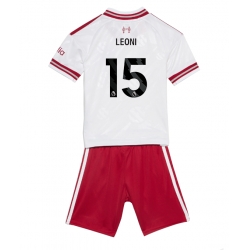 Strój piłkarski Liverpool Giovanni Leoni #15 Koszulka Wyjazdowej dziecięce 2026-27 Krótki Rękaw (+ Krótkie spodenki)