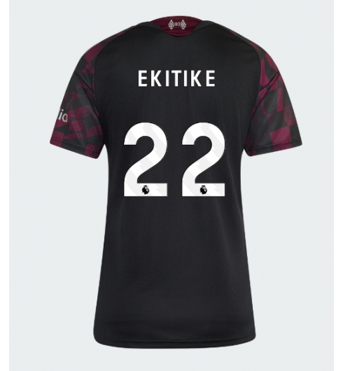 Strój piłkarski Liverpool Hugo Ekitike #22 Koszulka Trzeciej damskie 2026-27 Krótki Rękaw Strój piłkarski Liverpool Hugo Ekitike #22 Koszulka Trzeciej damskie 2026-27 Krótki Rękaw