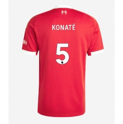 Strój piłkarski Liverpool Ibrahima Konate #5 Koszulka Podstawowej 2025-26 Krótki Rękaw
