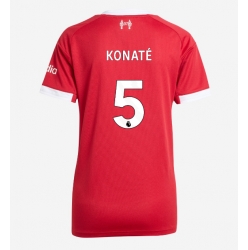 Strój piłkarski Liverpool Ibrahima Konate #5 Koszulka Podstawowej damskie 2025-26 Krótki Rękaw