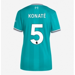 Strój piłkarski Liverpool Ibrahima Konate #5 Koszulka Trzeciej damskie 2025-26 Krótki Rękaw