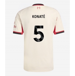 Strój piłkarski Liverpool Ibrahima Konate #5 Koszulka Wyjazdowej 2025-26 Krótki Rękaw