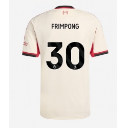 Strój piłkarski Liverpool Jeremie Frimpong #30 Koszulka Wyjazdowej 2025-26 Krótki Rękaw