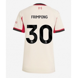 Strój piłkarski Liverpool Jeremie Frimpong #30 Koszulka Wyjazdowej damskie 2025-26 Krótki Rękaw