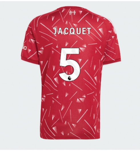 Strój piłkarski Liverpool Jeremy Jacquet #5 Koszulka Podstawowej 2026-27 Krótki Rękaw Strój piłkarski Liverpool Jeremy Jacquet #5 Koszulka Podstawowej 2026-27 Krótki Rękaw