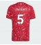 Strój piłkarski Liverpool Jeremy Jacquet #5 Koszulka Podstawowej 2026-27 Krótki Rękaw Strój piłkarski Liverpool Jeremy Jacquet #5 Koszulka Podstawowej 2026-27 Krótki Rękaw