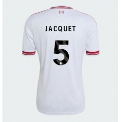 Strój piłkarski Liverpool Jeremy Jacquet #5 Koszulka Wyjazdowej 2026-27 Krótki Rękaw