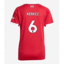 Strój piłkarski Liverpool Milos Kerkez #6 Koszulka Podstawowej damskie 2025-26 Krótki Rękaw