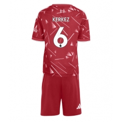 Strój piłkarski Liverpool Milos Kerkez #6 Koszulka Podstawowej dziecięce 2026-27 Krótki Rękaw (+ Krótkie spodenki)