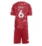 Strój piłkarski Liverpool Milos Kerkez #6 Koszulka Podstawowej dziecięce 2026-27 Krótki Rękaw (+ Krótkie spodenki)