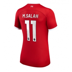 Strój piłkarski Liverpool Mohamed Salah #11 Koszulka Podstawowej damskie 2023-24 Krótki Rękaw