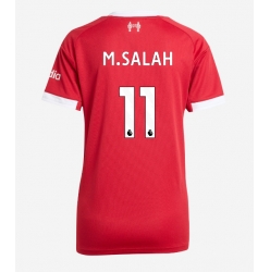 Strój piłkarski Liverpool Mohamed Salah #11 Koszulka Podstawowej damskie 2025-26 Krótki Rękaw
