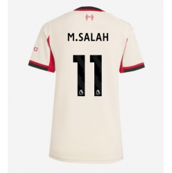 Strój piłkarski Liverpool Mohamed Salah #11 Koszulka Wyjazdowej damskie 2025-26 Krótki Rękaw