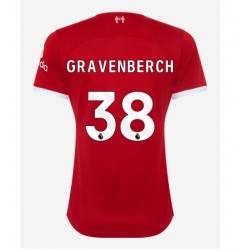 Strój piłkarski Liverpool Ryan Gravenberch #38 Koszulka Podstawowej damskie 2023-24 Krótki Rękaw