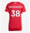 Strój piłkarski Liverpool Ryan Gravenberch #38 Koszulka Podstawowej damskie 2025-26 Krótki Rękaw Strój piłkarski Liverpool Ryan Gravenberch #38 Koszulka Podstawowej damskie 2025-26 Krótki Rękaw