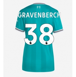Strój piłkarski Liverpool Ryan Gravenberch #38 Koszulka Trzeciej damskie 2025-26 Krótki Rękaw