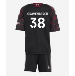Strój piłkarski Liverpool Ryan Gravenberch #38 Koszulka Trzeciej dziecięce 2026-27 Krótki Rękaw (+ Krótkie spodenki)